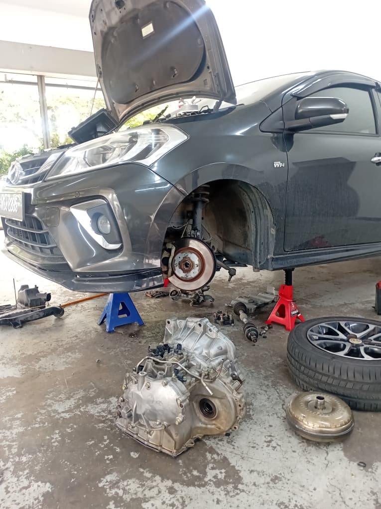 Overhaul gearbox Perodua Myvi